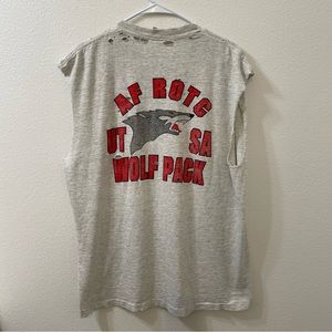 Air Force ROTC Univeristy of Texas San Antonio tank top gray xl